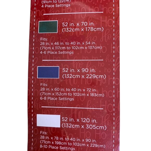 Christmas Holiday Dogs Peva Vinyl Tablecloth 52in x 70in Winter Wonder Lane - Picture 5 of 5